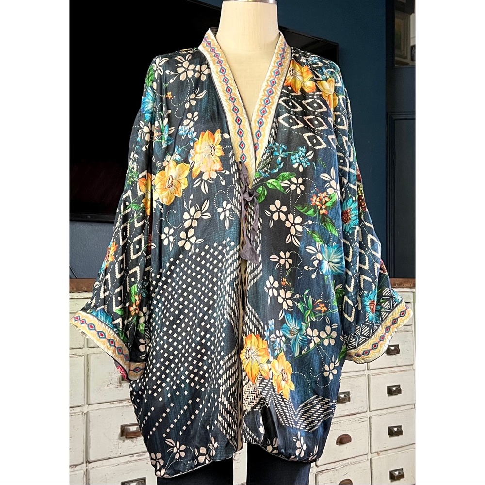 Johnny Was Burnout Tallulah Kimono Jacket S